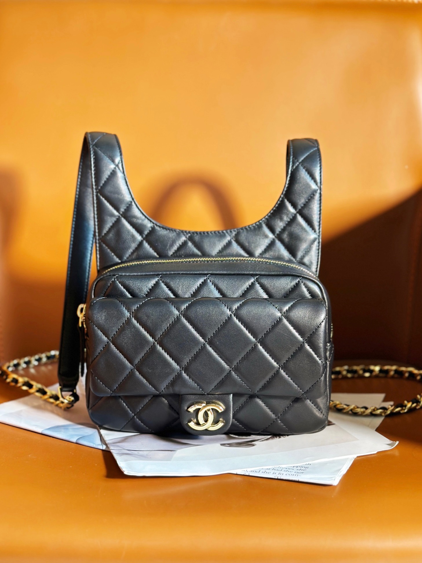 Chanel Gold 19×20×5.5cm