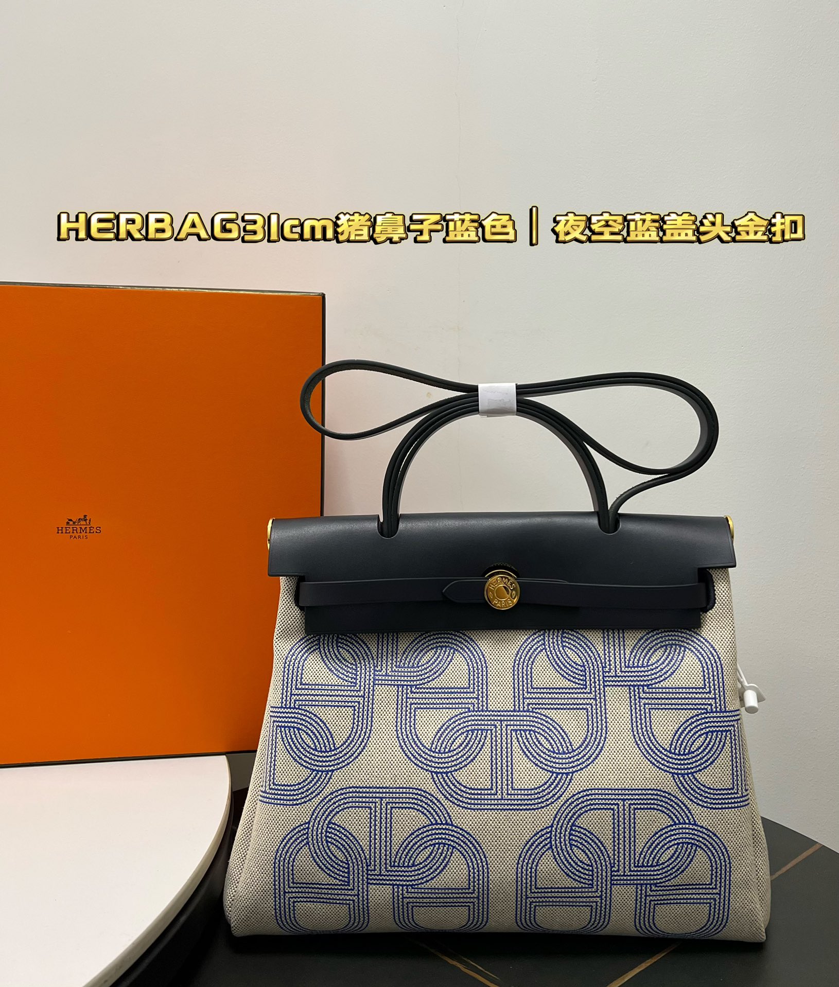 Hermes Blue Bag 0555