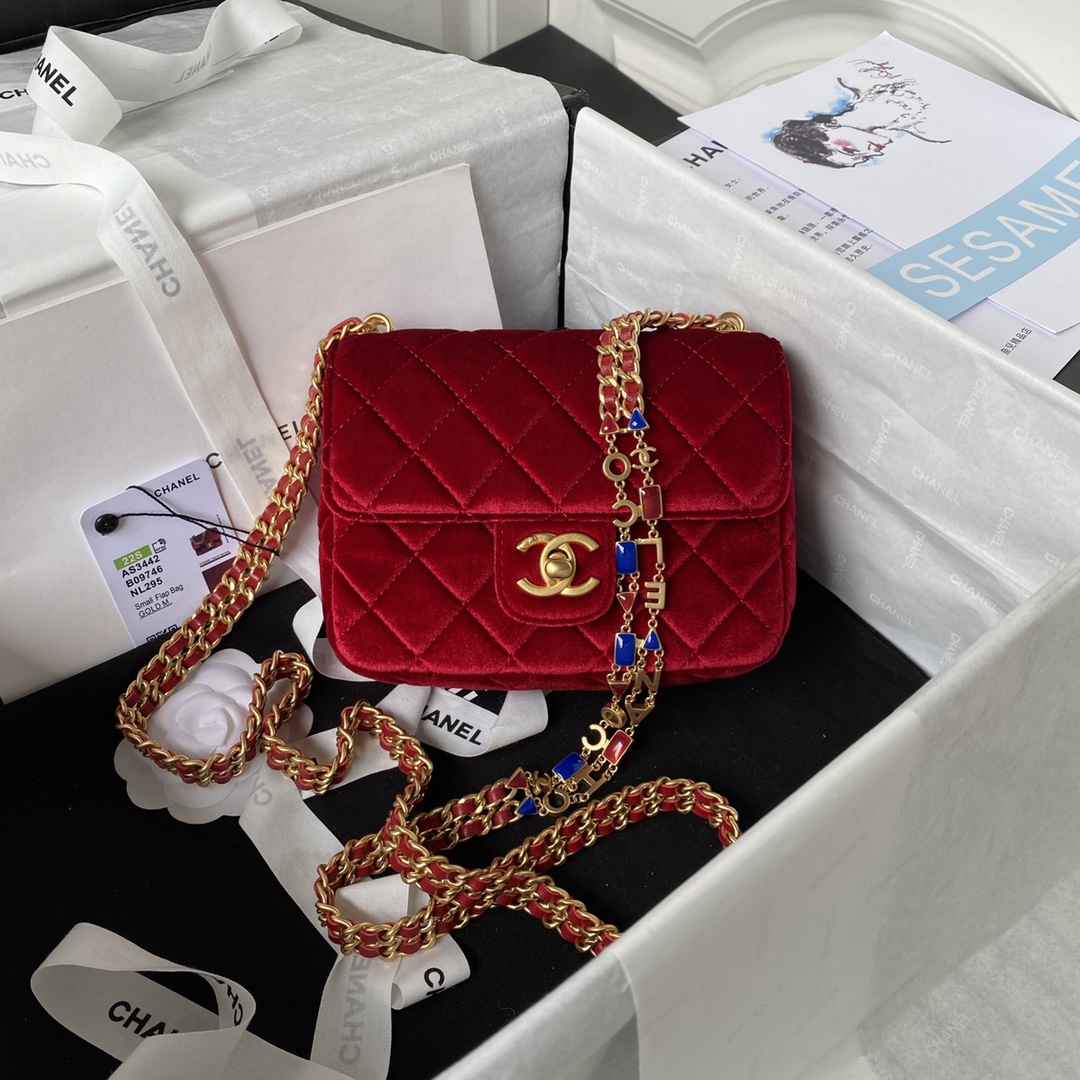 Chanel Gold 16×12cm