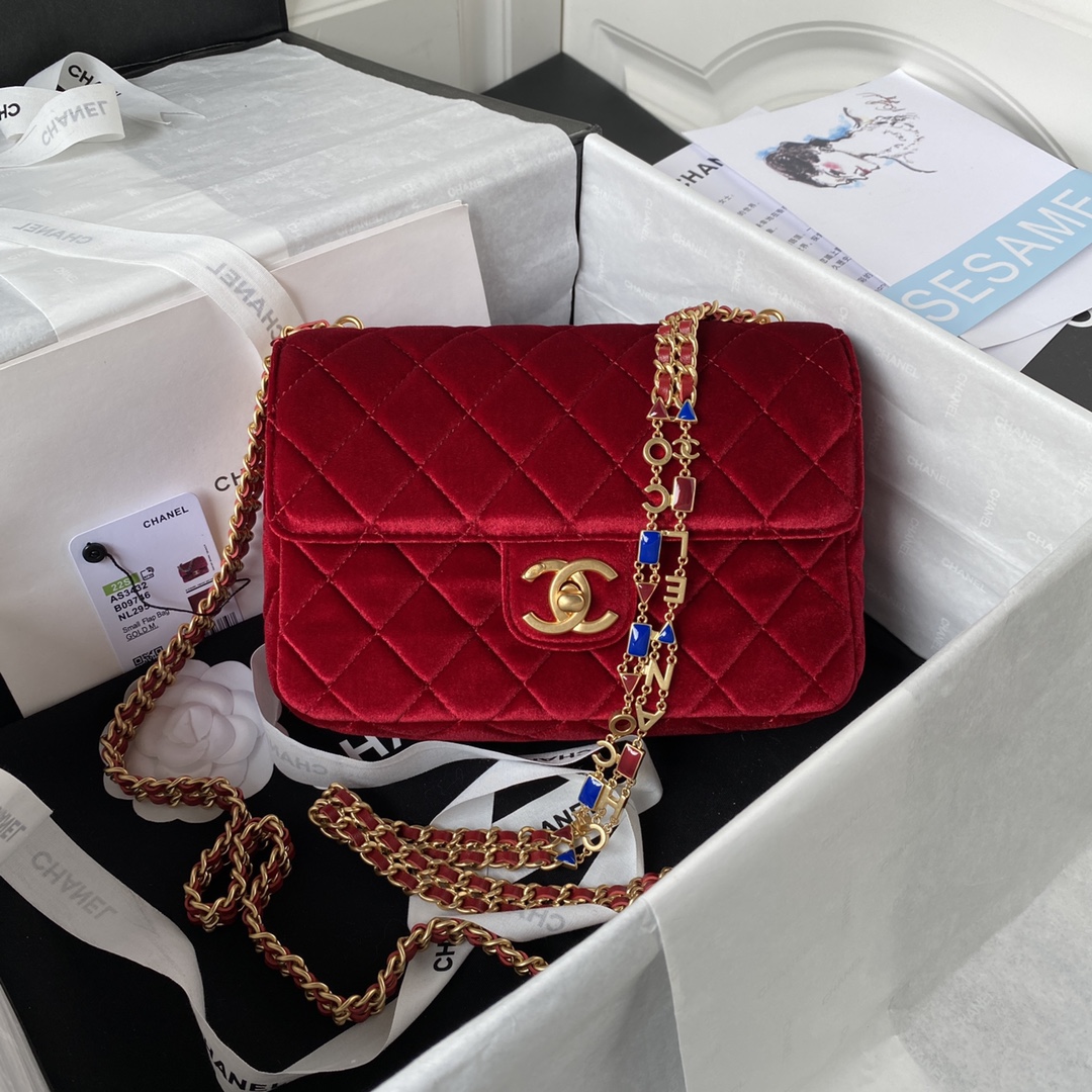 Chanel Gold 20.5×17×6cm
