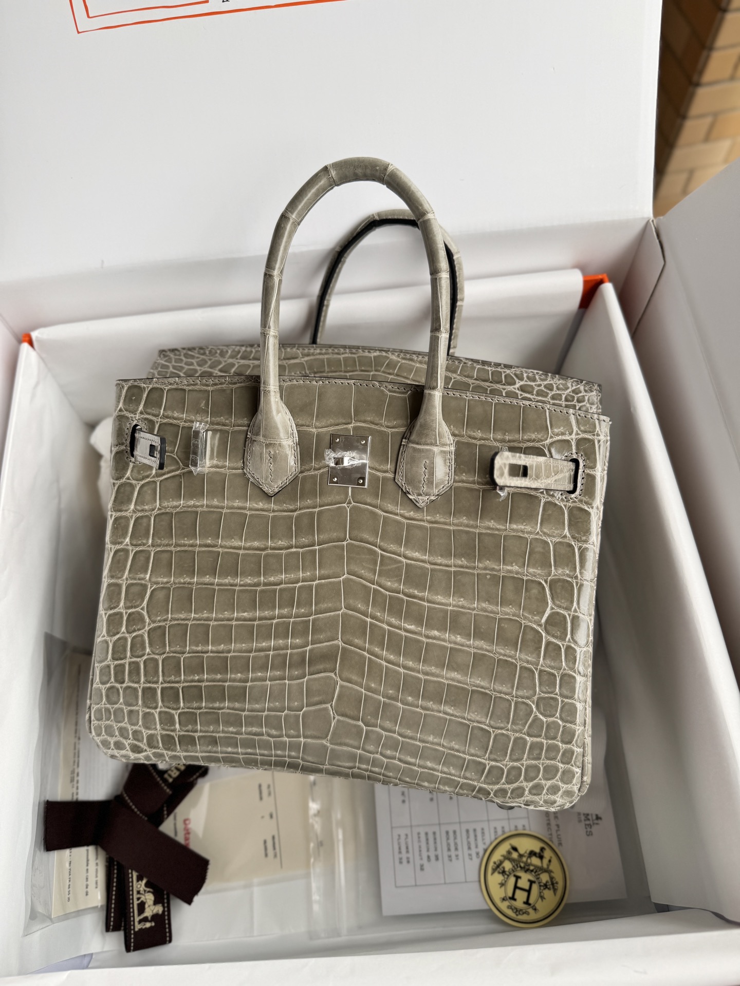 Hermes Birkin Silver