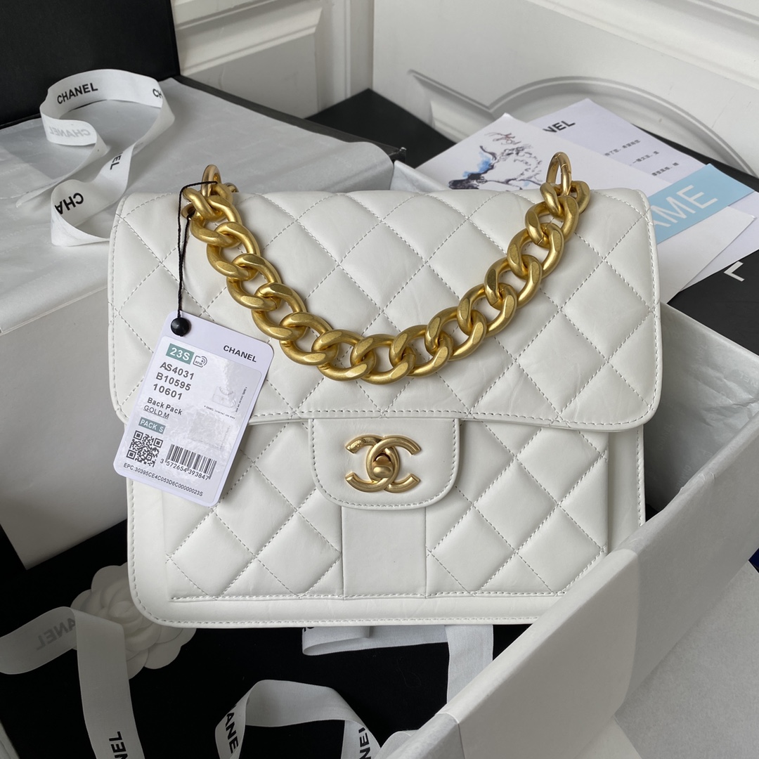 Chanel Classic Flap Gold 22×25×6cm