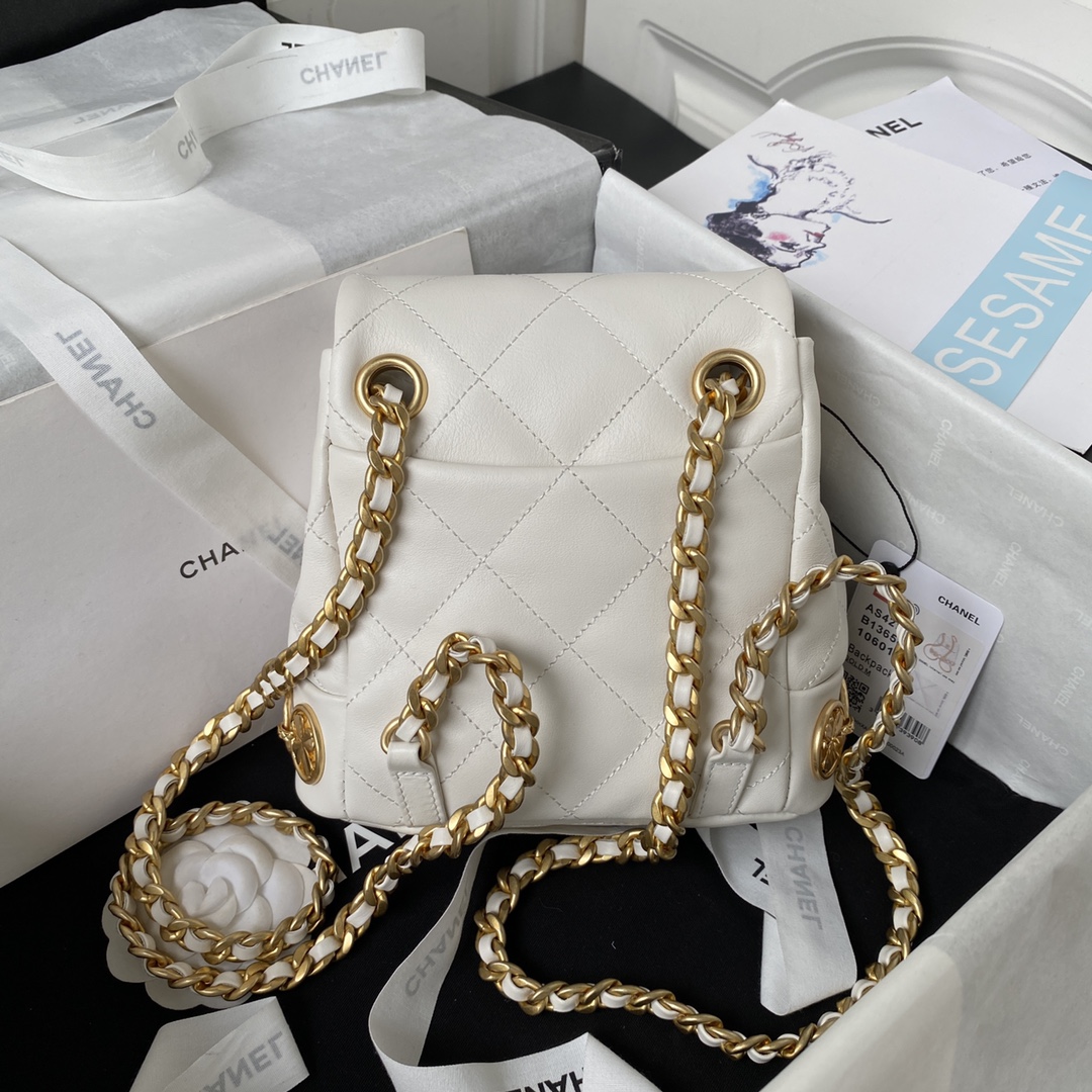 Chanel Gold 18×18×8cm