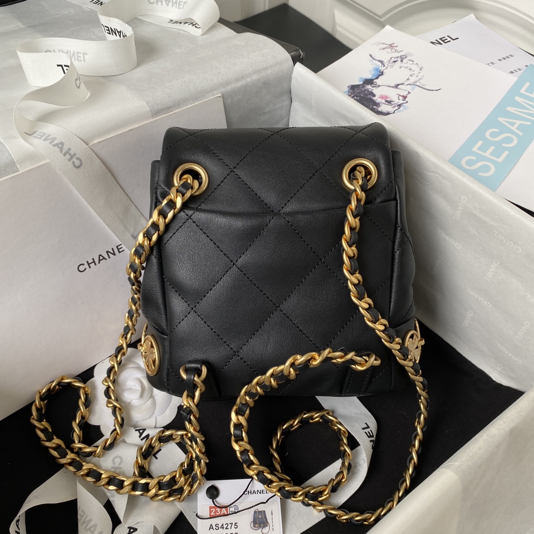 Chanel Gold 18×18×8cm
