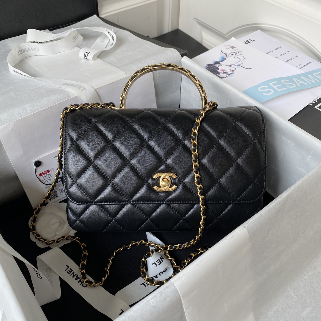 Chanel Black 22×24.4×8cm