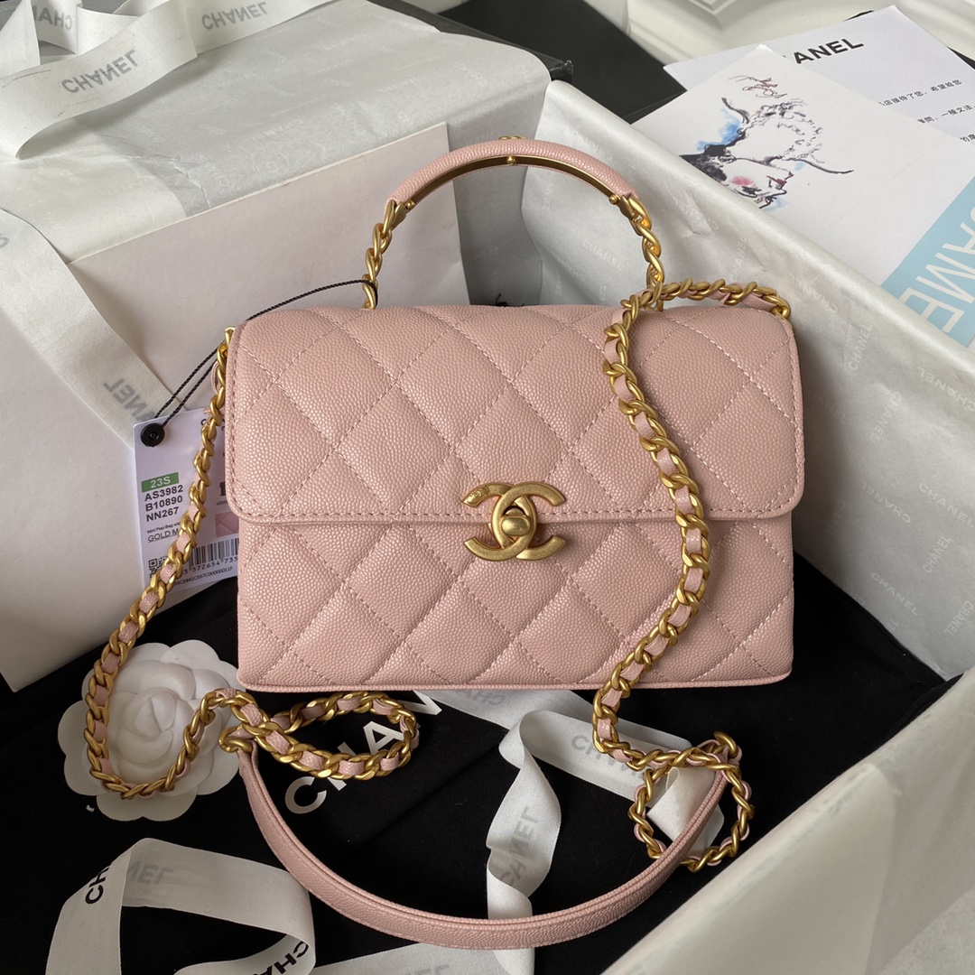 Chanel Classic Flap Gold 13×19×7.5cm