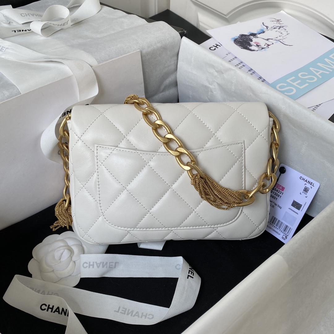 Chanel Classic Flap Gold 17×21×6cm