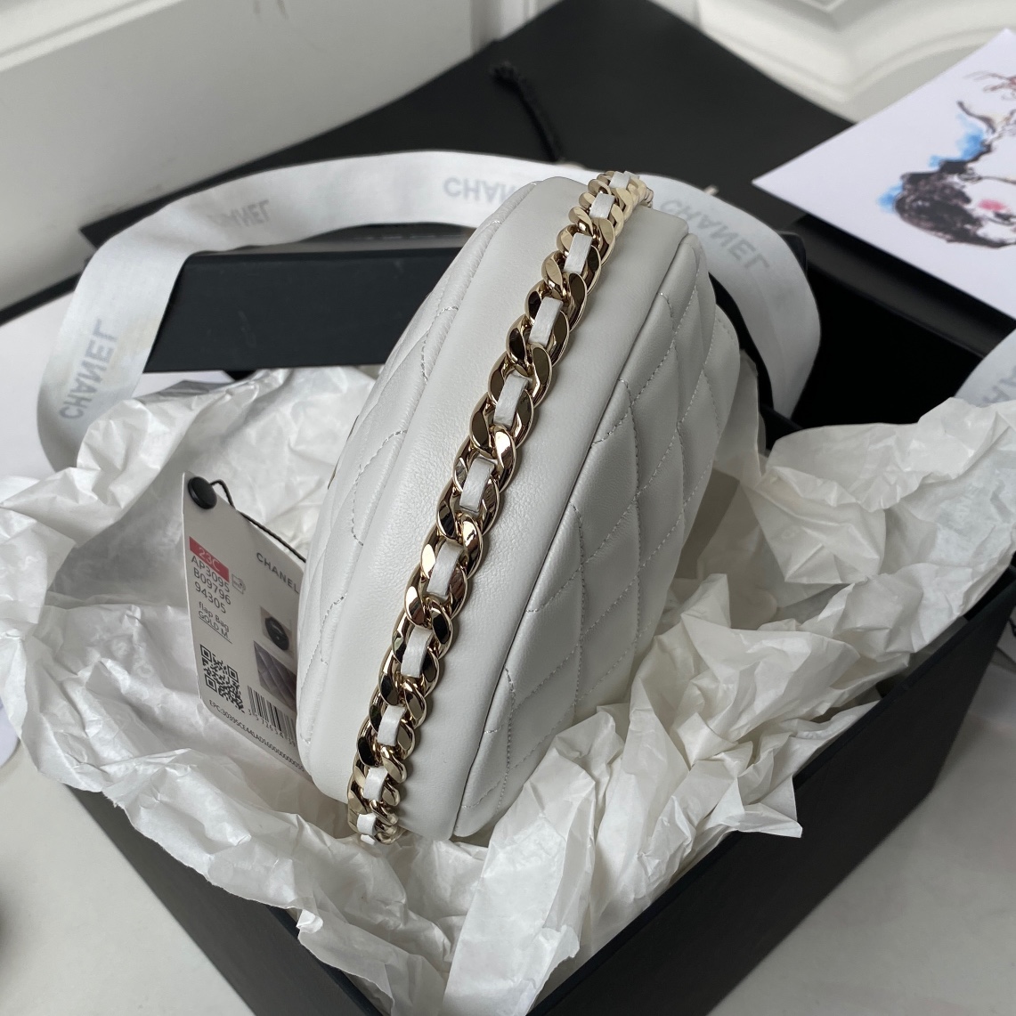 Chanel Gold 16×16×5.5cm