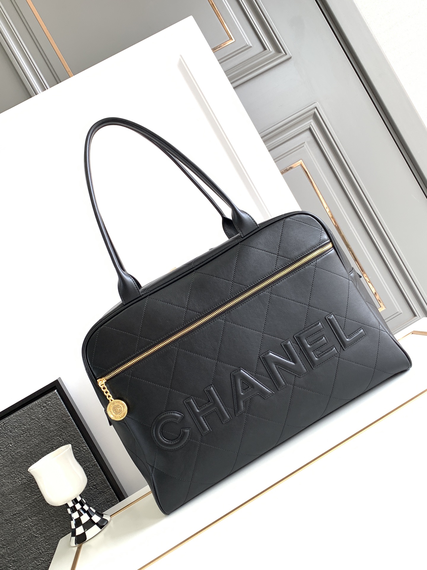 Chanel Black 3718 30×45×15cm