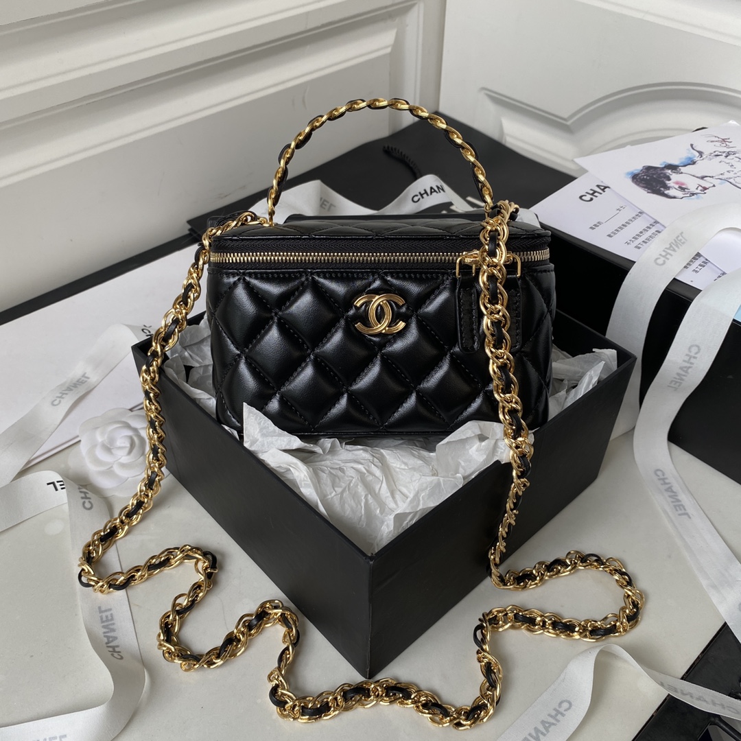 Chanel Black 17×9.5×8cm
