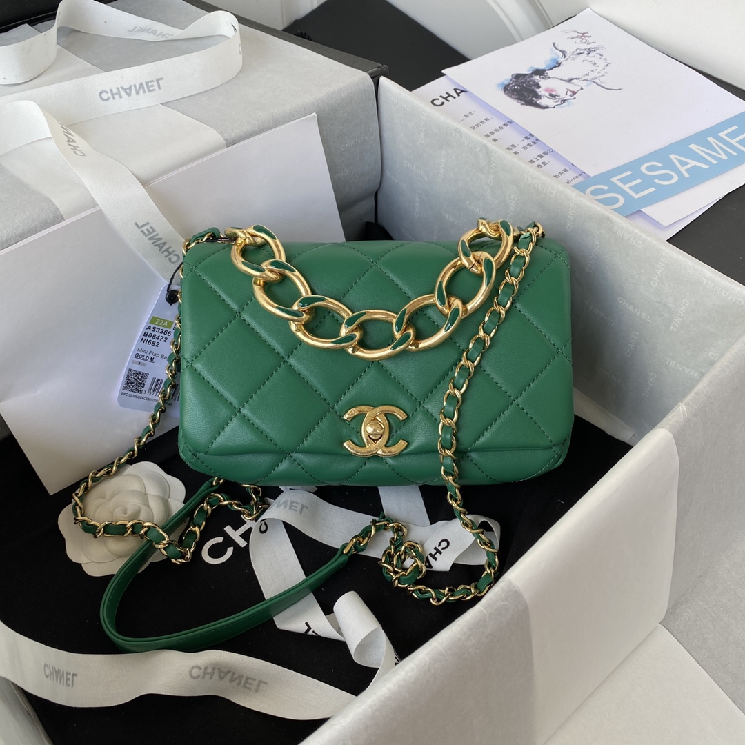 Chanel Classic Flap Gold 20×9×13.5Cm
