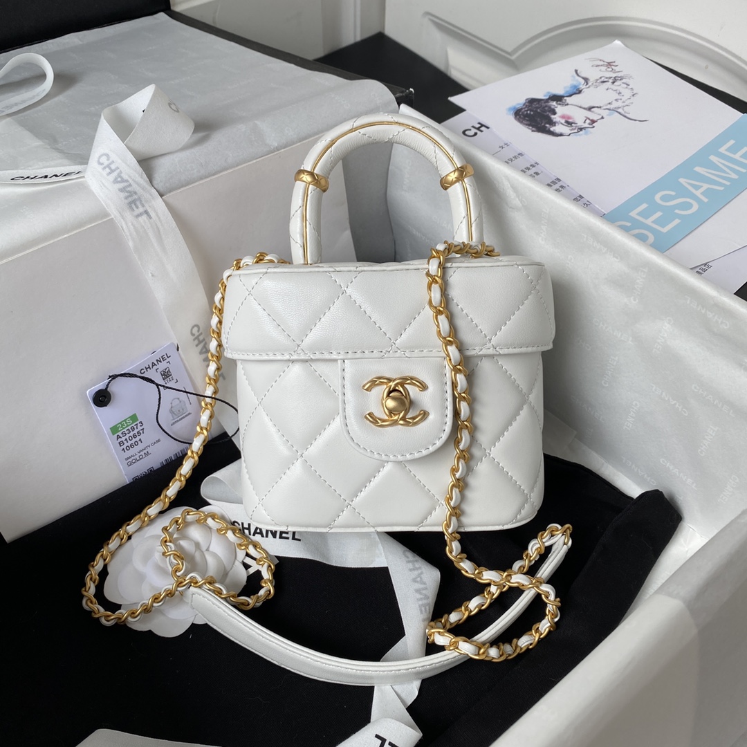Chanel Gold 12.5×15×8cm