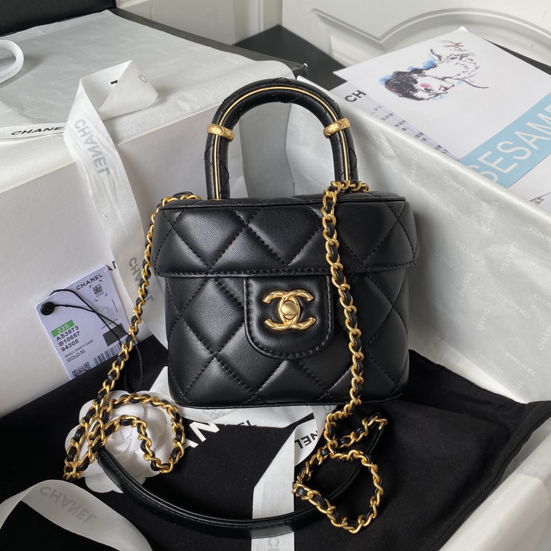 Chanel Gold 12.5×15×8cm