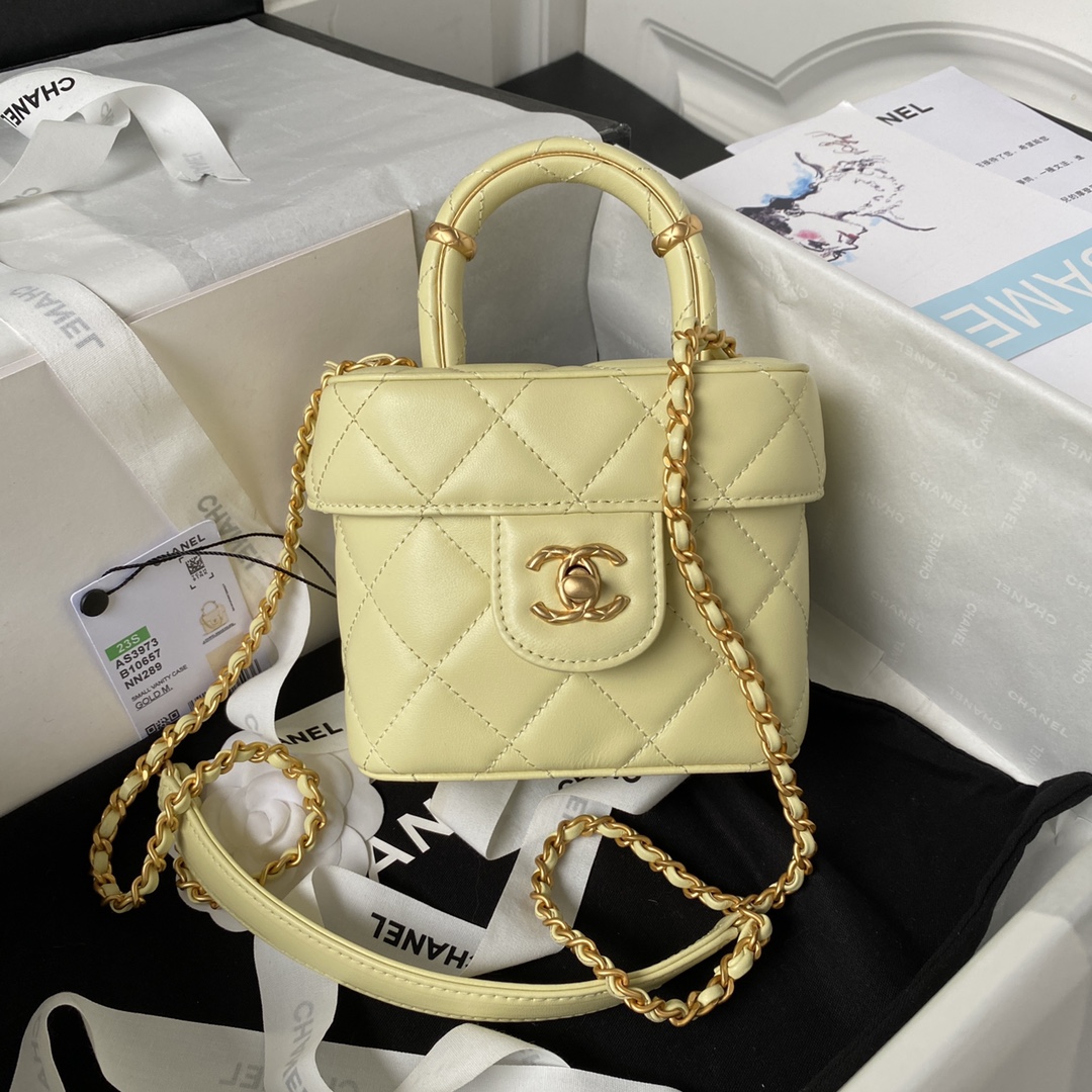 Chanel Gold 12.5×15×8cm
