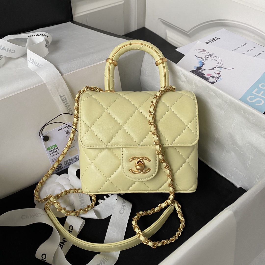 Chanel Gold 15×15.5×7.5cm