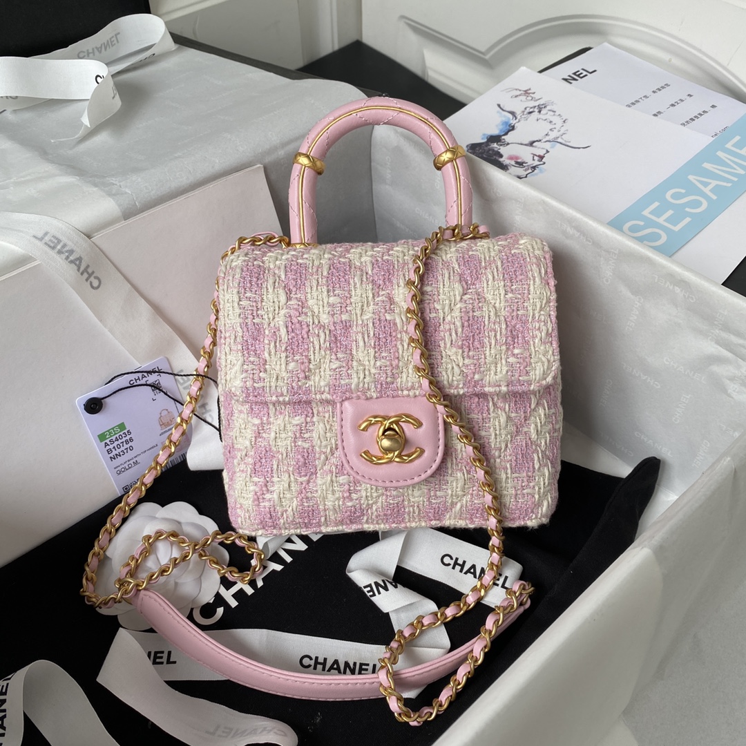 Chanel Gold 15×15.5×7.5cm