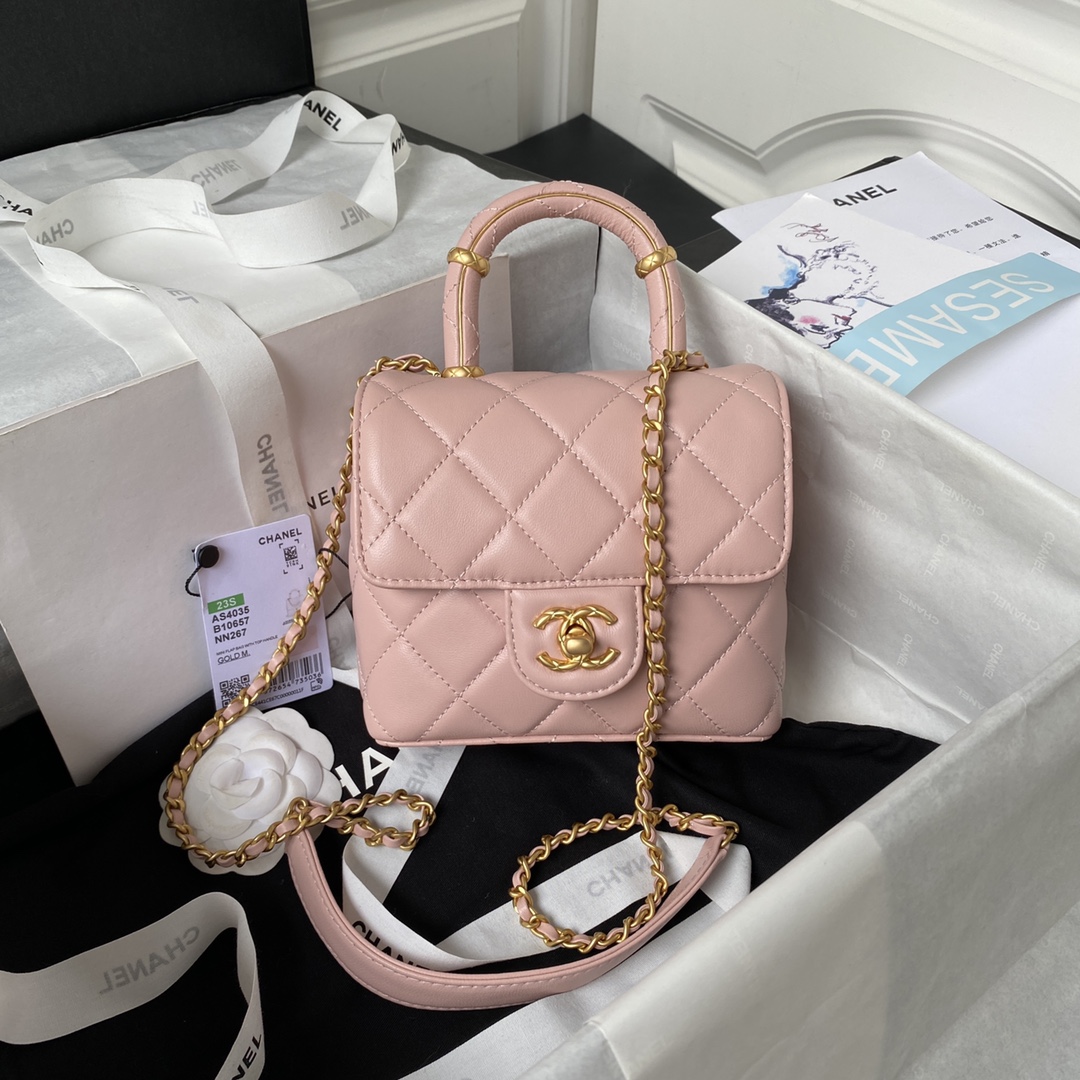 Chanel Gold 15×15.5×7.5cm