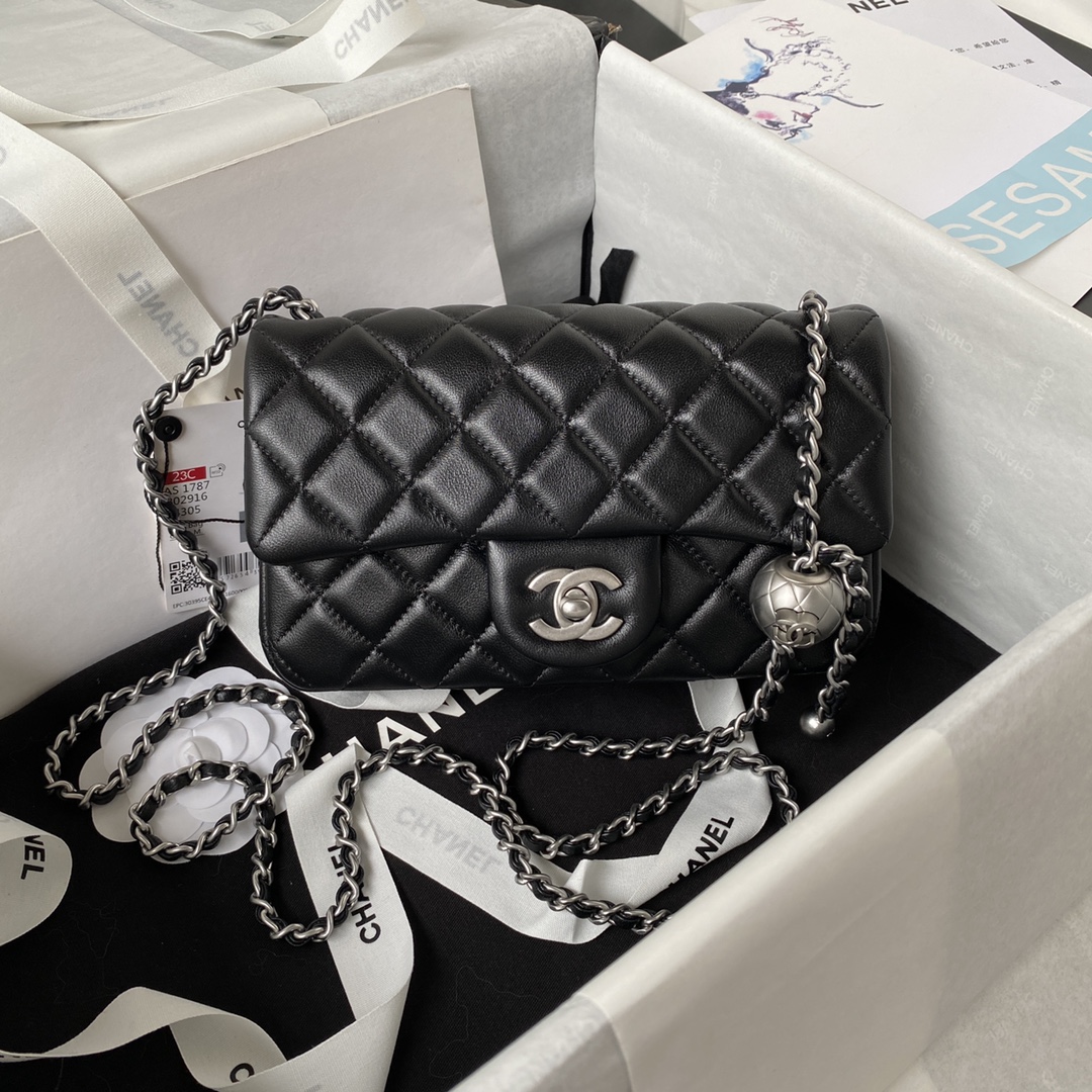 Chanel Classic Flap Silver