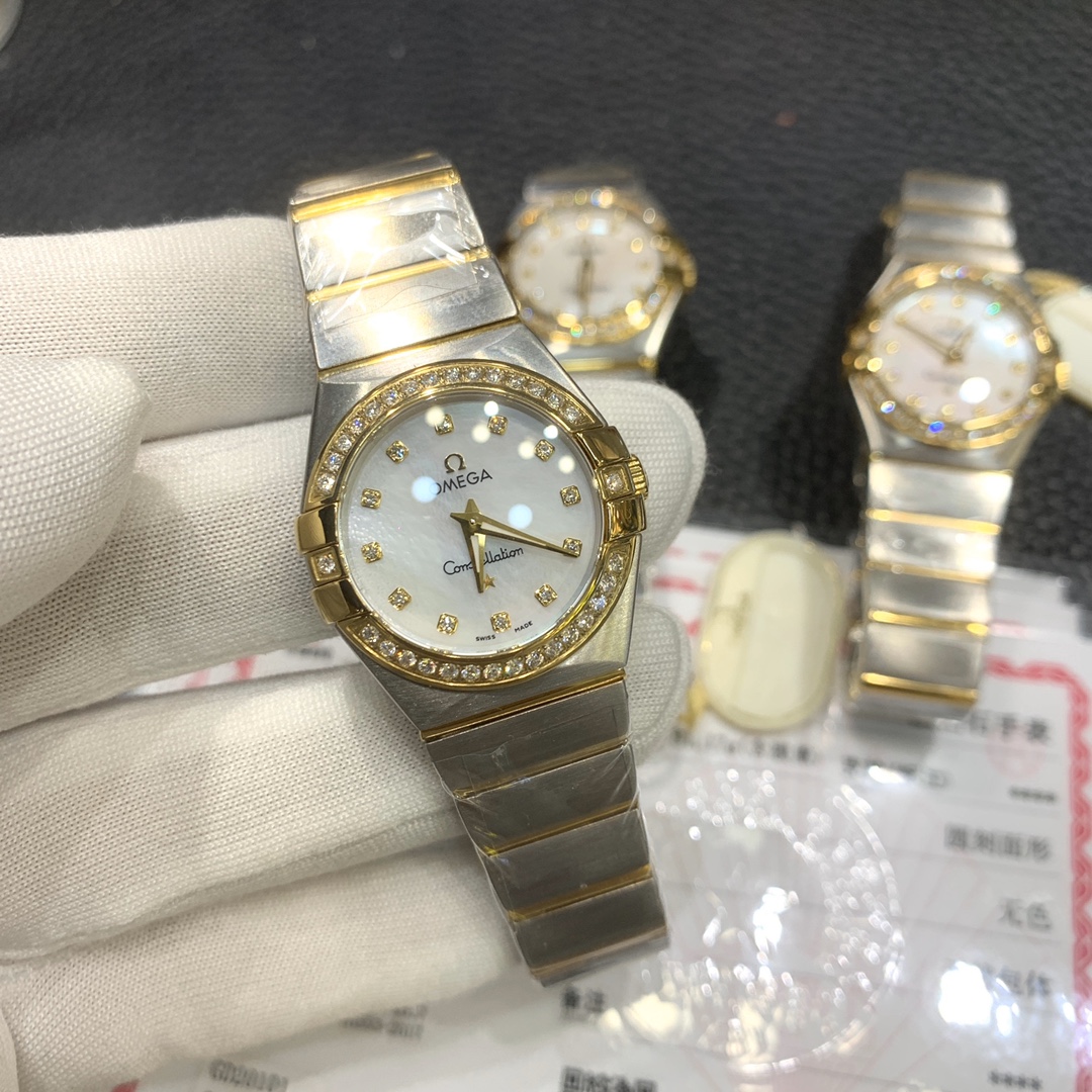 Omega Constellation Blue