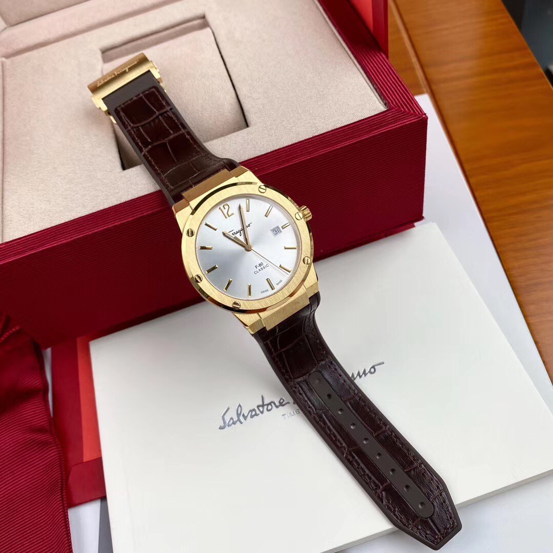 Ferragamo Blue 41mm
