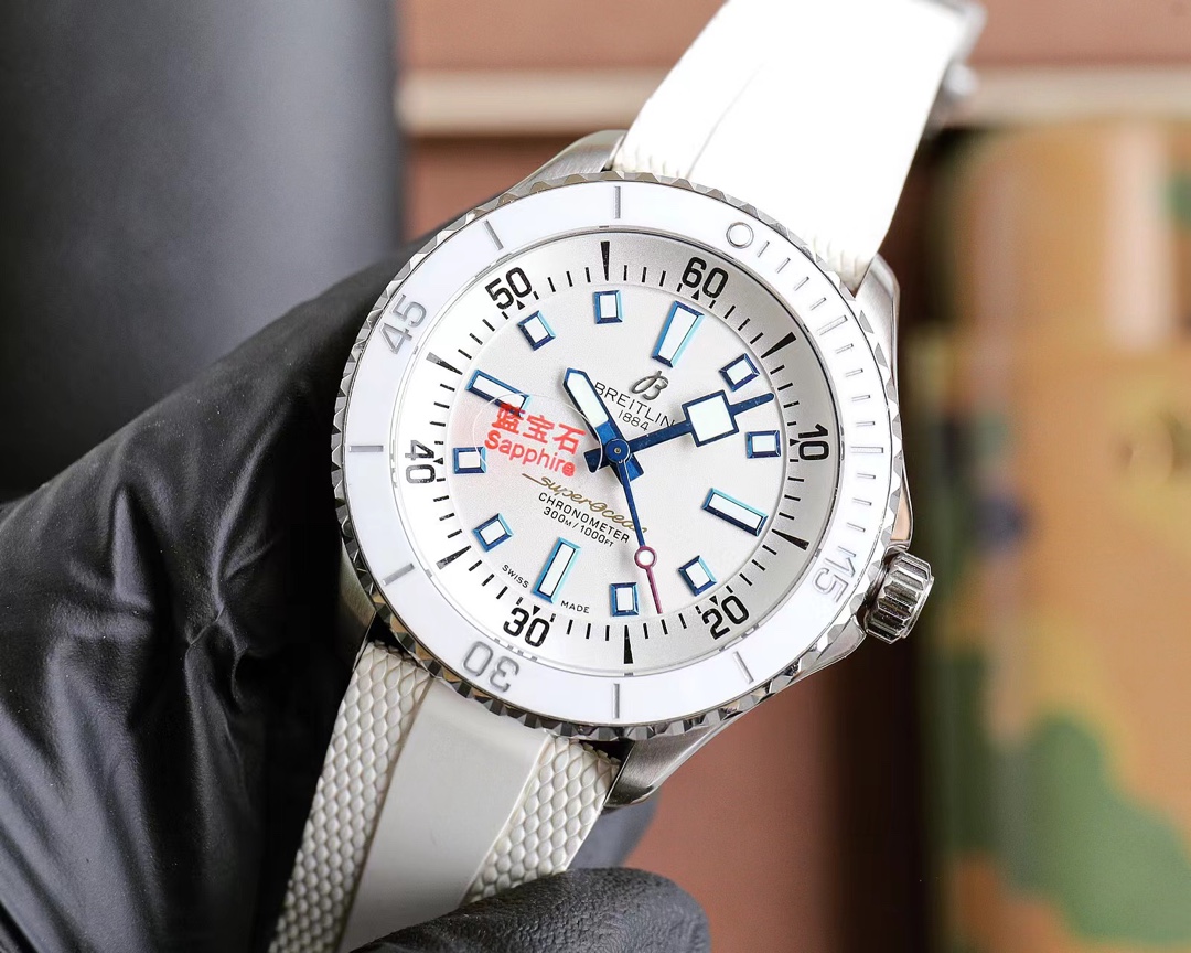 Breitling Blue Watch 7343
