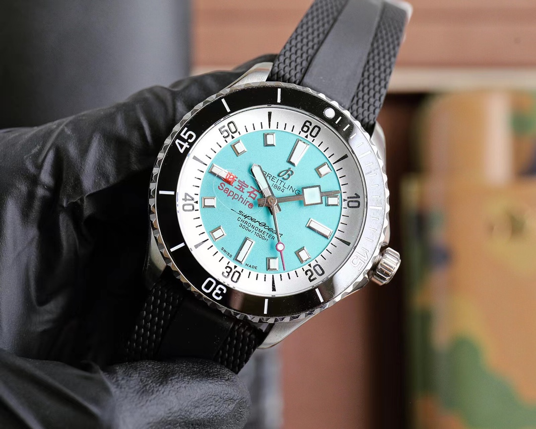 Breitling Blue Watch 7345