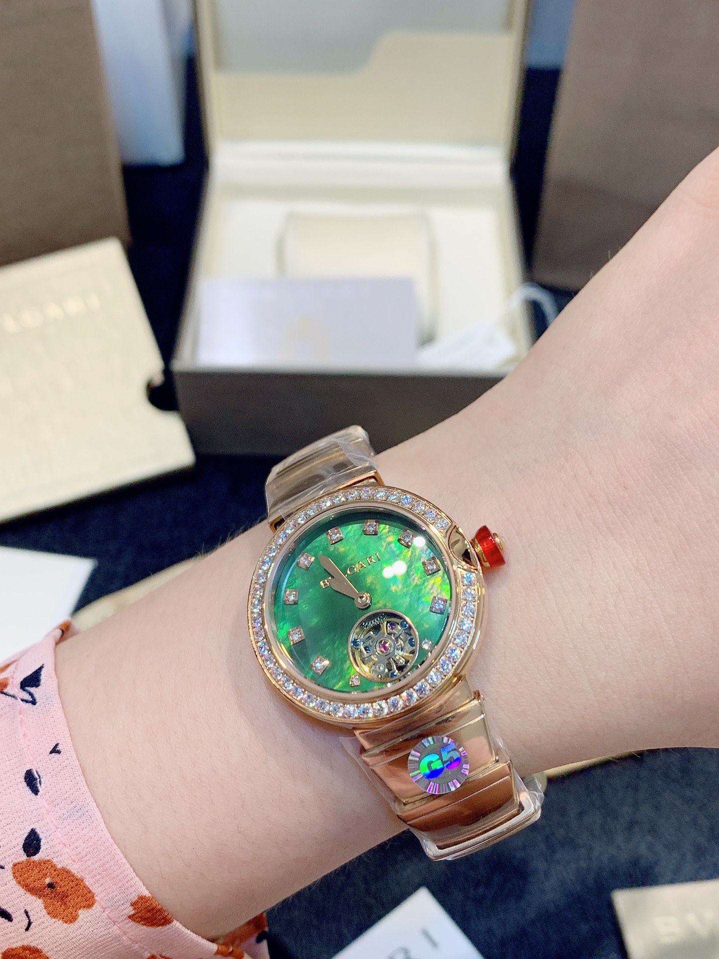 Bvlgari Green 33mm