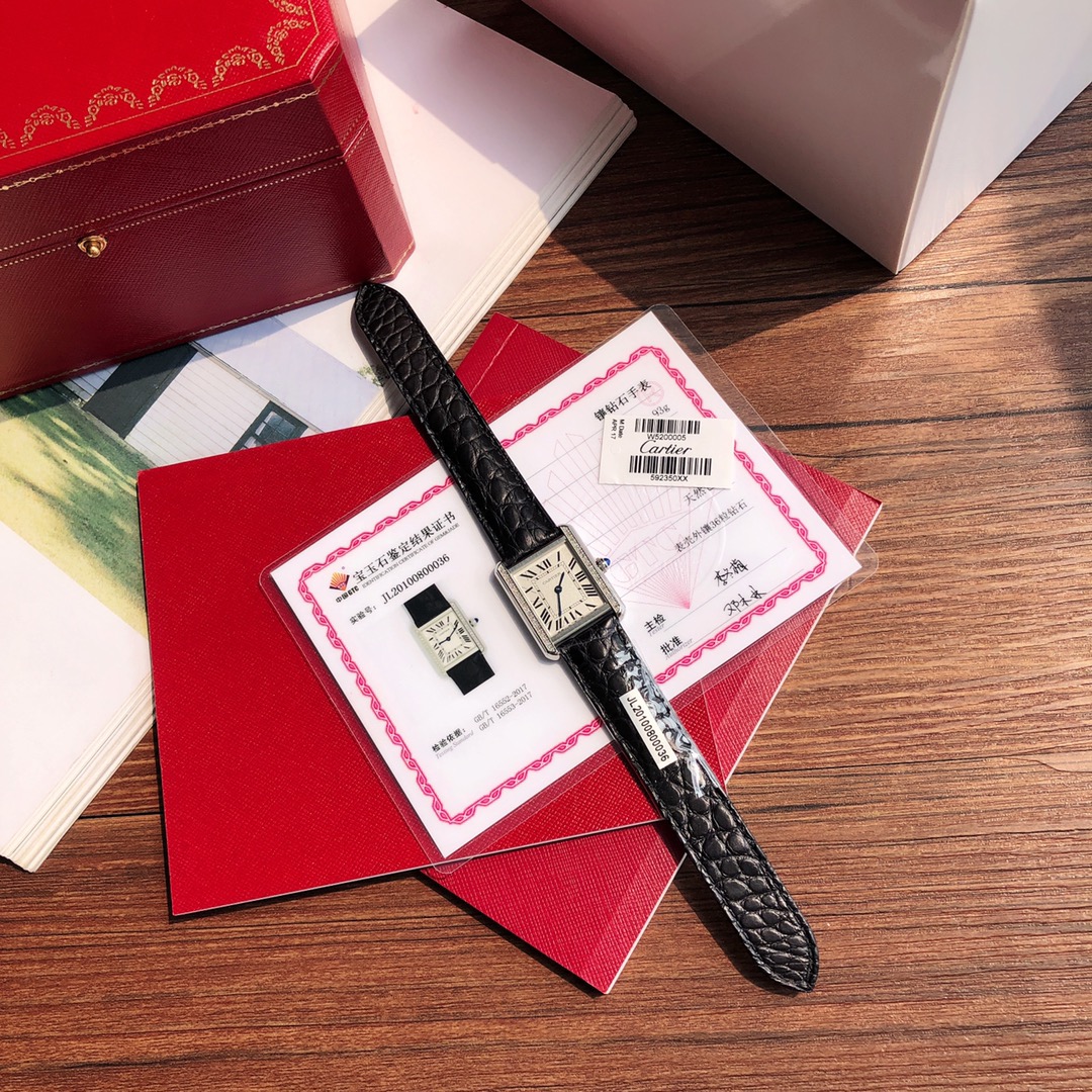 Cartier Tank Diamond 1917 31mm