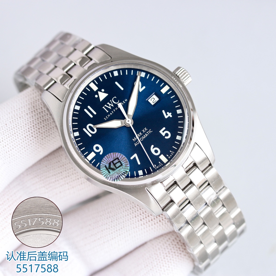 IWC Pilot Blue 2824 40mm V7