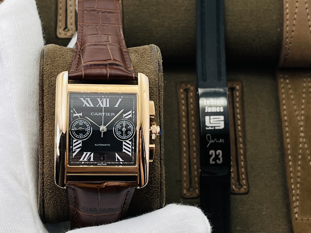 Cartier Tank Blue 7750 34.3mm