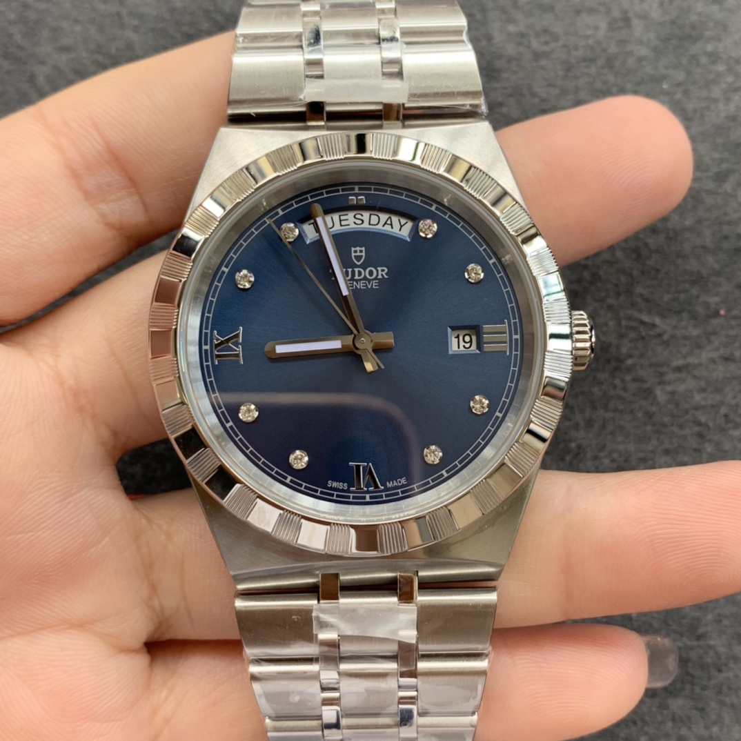Tudor Blue 2834 41mm V7