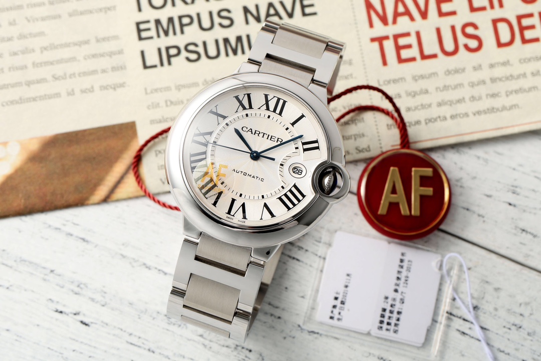 Cartier Ballon Bleu Blue 2824 42mm AF