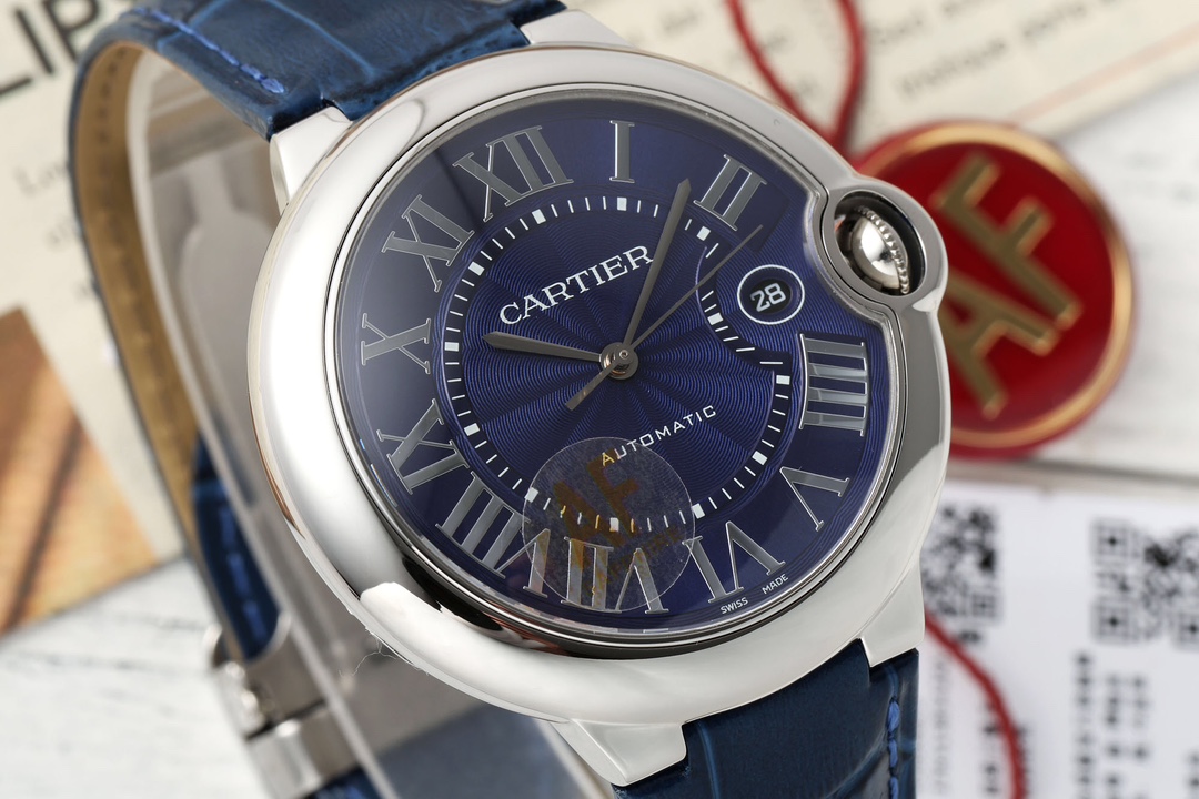 Cartier Ballon Bleu Blue 2824 42mm AF