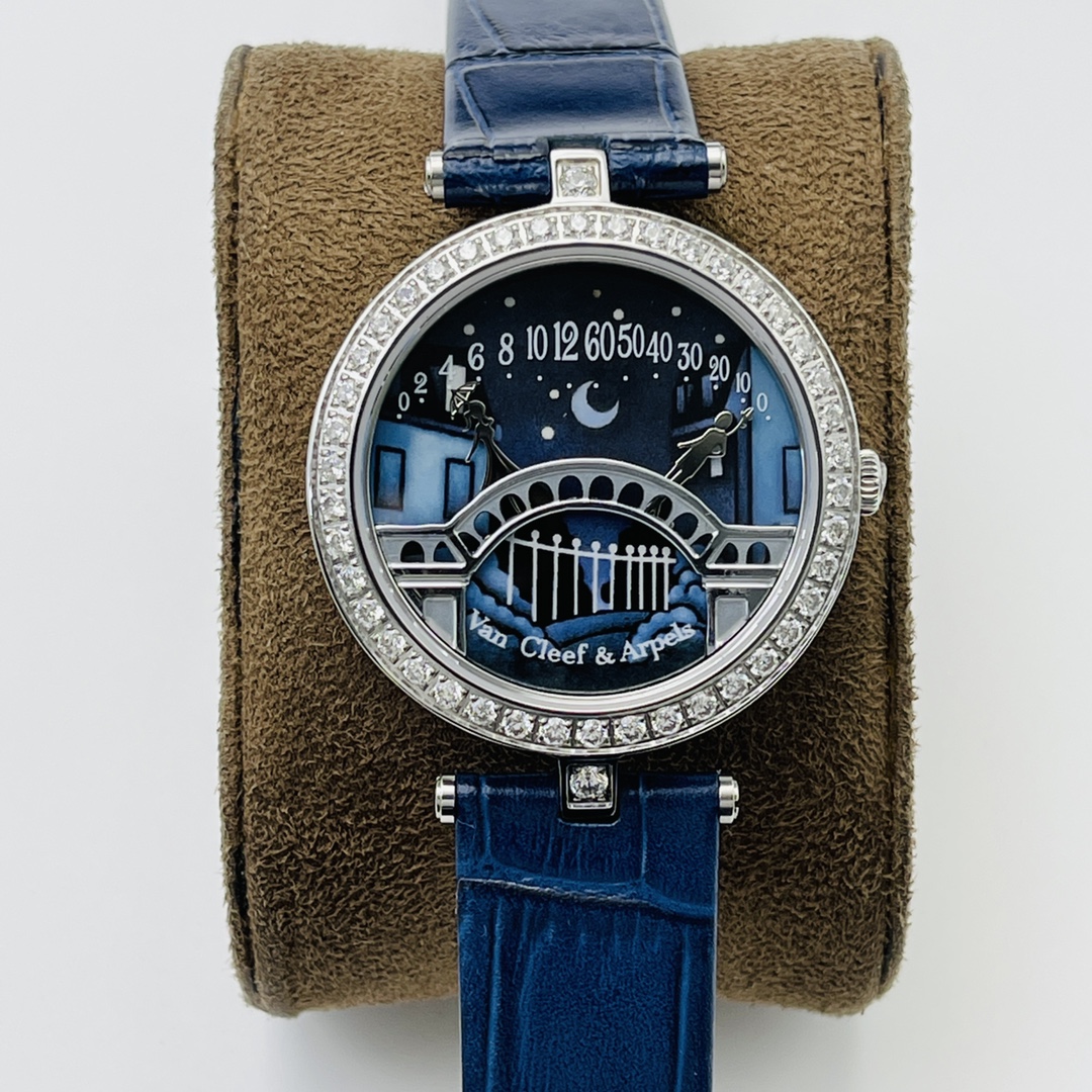 Van Cleef & Arpels Blue Watch 16096
