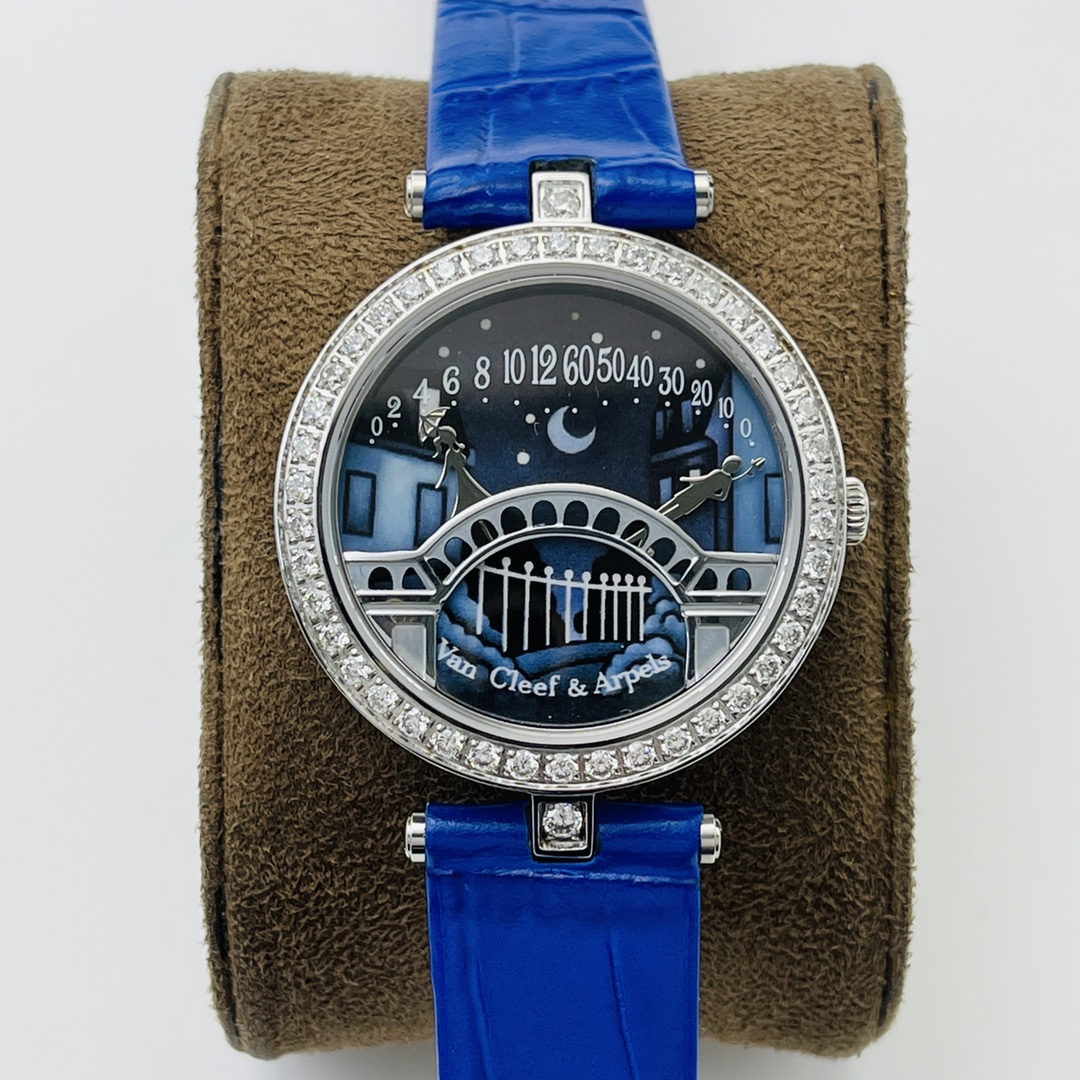 Van Cleef & Arpels Blue Watch 16097