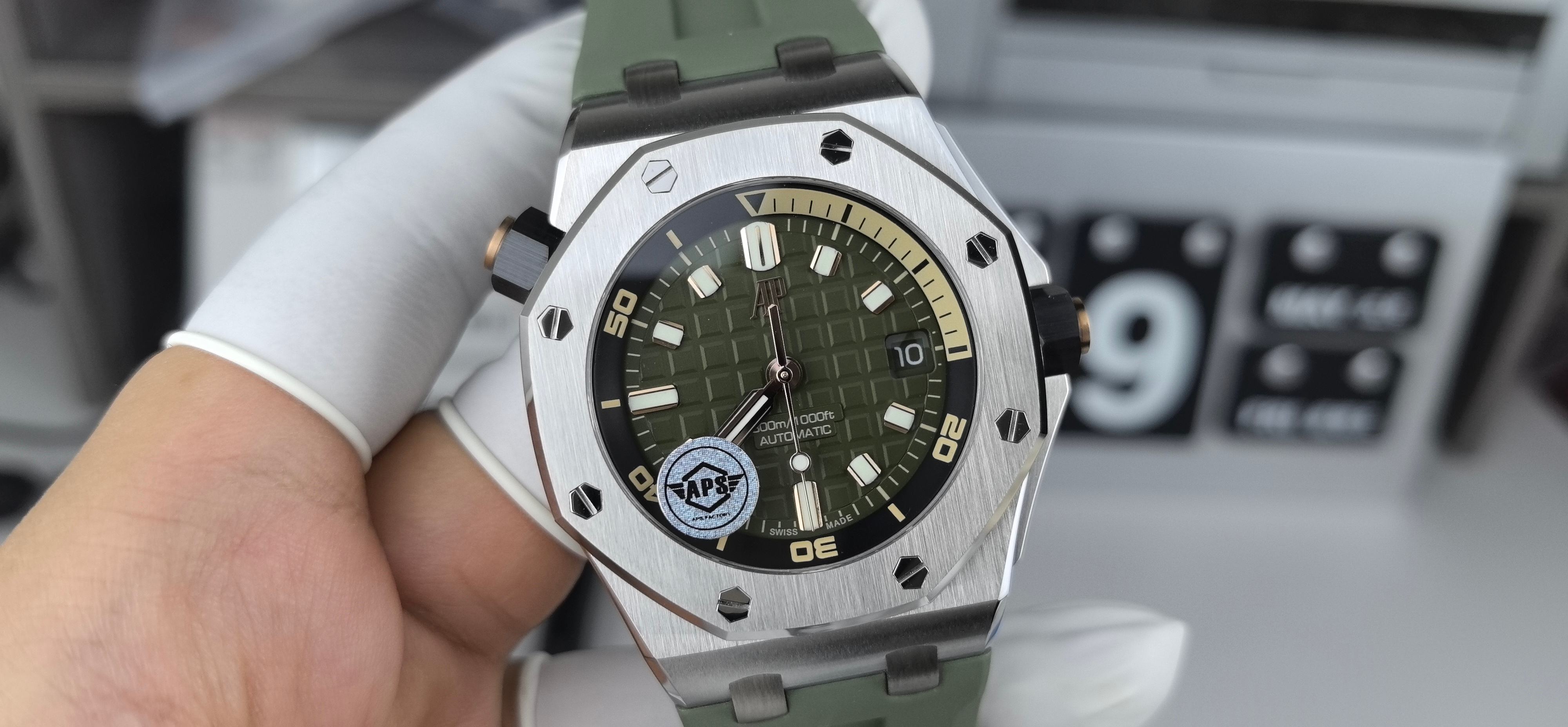 Audemars Piguet Green Watch 3642