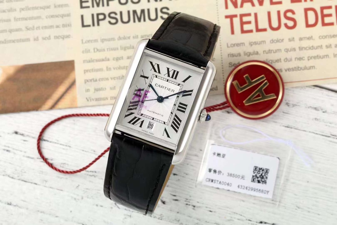 Cartier Tank Blue 41mm AF