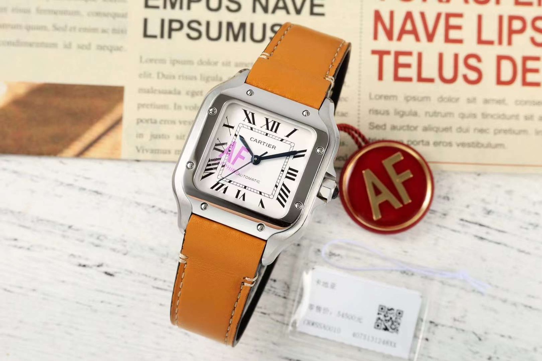 Cartier Santos Blue 39.8mm AF