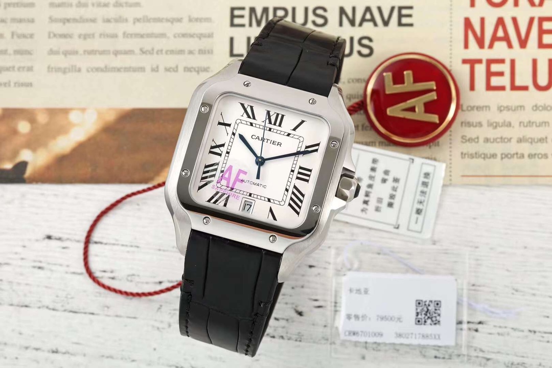 Cartier Santos Blue 35.1mm AF