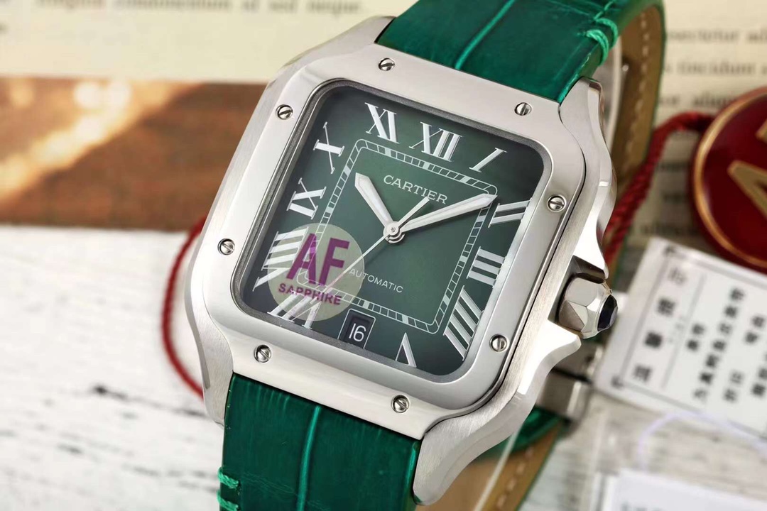 Cartier Santos Blue 35.1mm AF