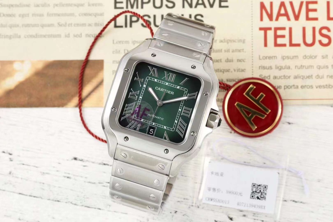 Cartier Santos Blue 35.1mm AF